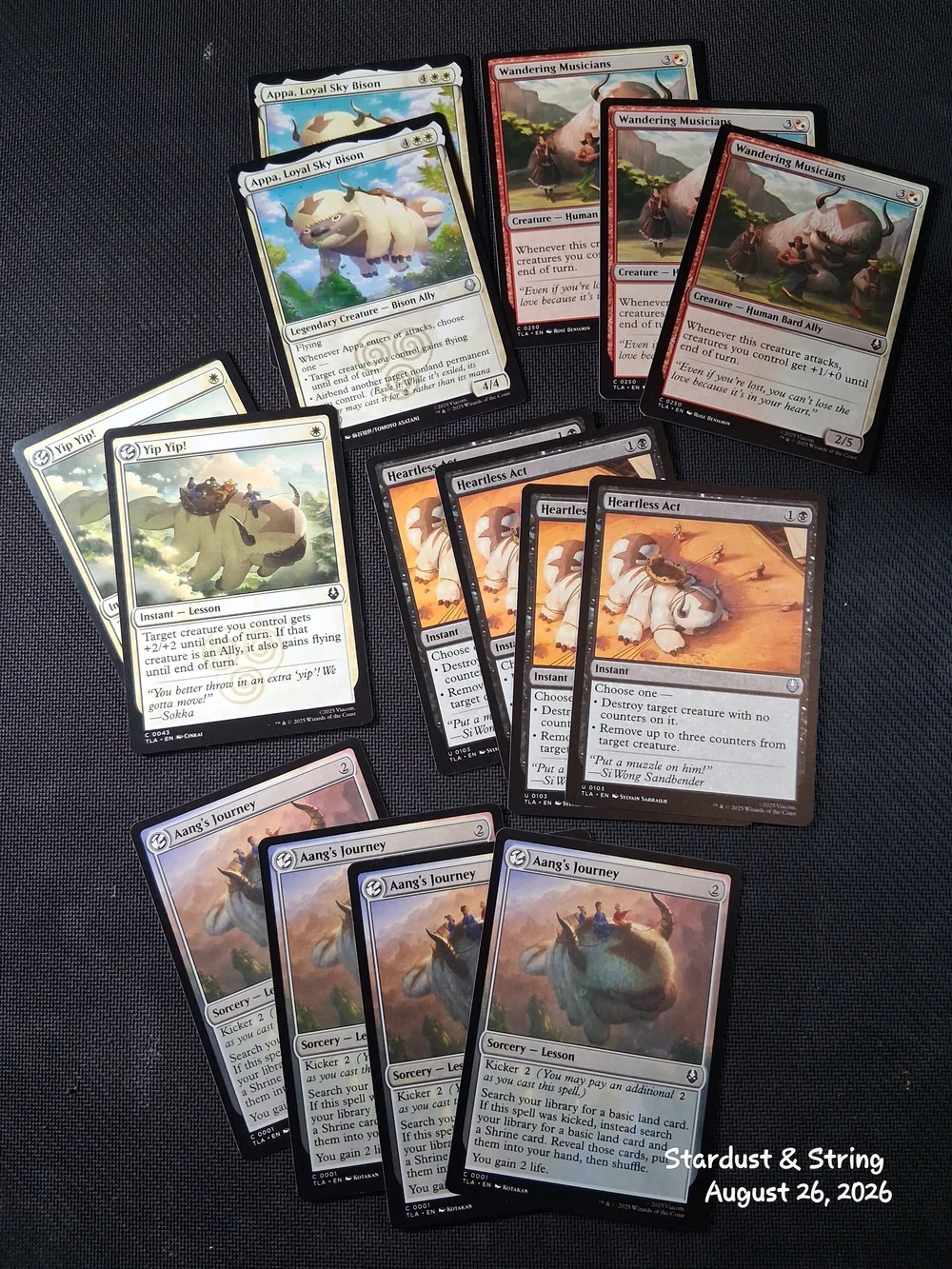 MTG Avatar White Lotus Deck Lot Master Iroh Pack 60 Cards Set Foils Showcase